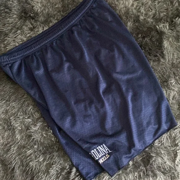 Navy UNC Carolina Tar Heels basketball shorts - Picture 14 of 17